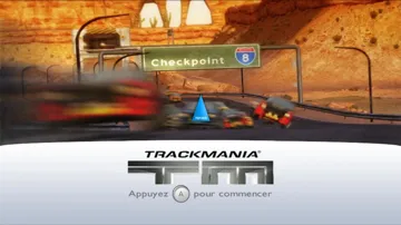 TrackMania screen shot title